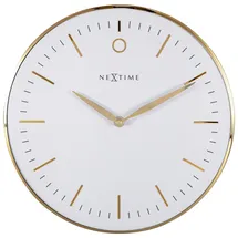 Nextime Glamour Small 30,0 cm 3256WI weiß/gold