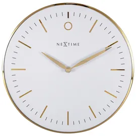 Nextime Glamour Small 30,0 cm 3256WI weiß/gold