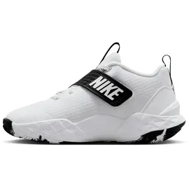 Nike Team Hustle D Basketballschuhe Kinder 101 - white/white-black 39