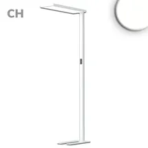 ISOLED LED Office Pro Stehleuchte UpDown, 80W20W, silber, UGR