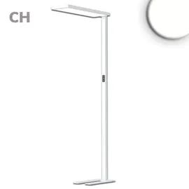 ISOLED LED Office Pro Stehleuchte UpDown, 80W20W, silber, UGR