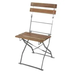 Lex Gartensessel Biergartensessel Gartenstuhl Akazienholz klappbar Balkon Terrasse : Einzeln