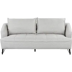 3-Sitzer Stoffsofa grau HOBRO