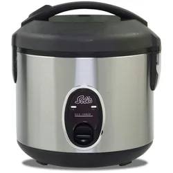 Solis Reiskocher, 370 W, 0,8 L Volumen, Warmhaltefunktion, Beschichtung