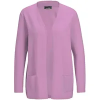 GOLDNER Cardigan in langer offener Form lila 40