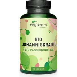 Vegavero Bio Johanniskraut mit Passionsblume Kapseln 90 St.