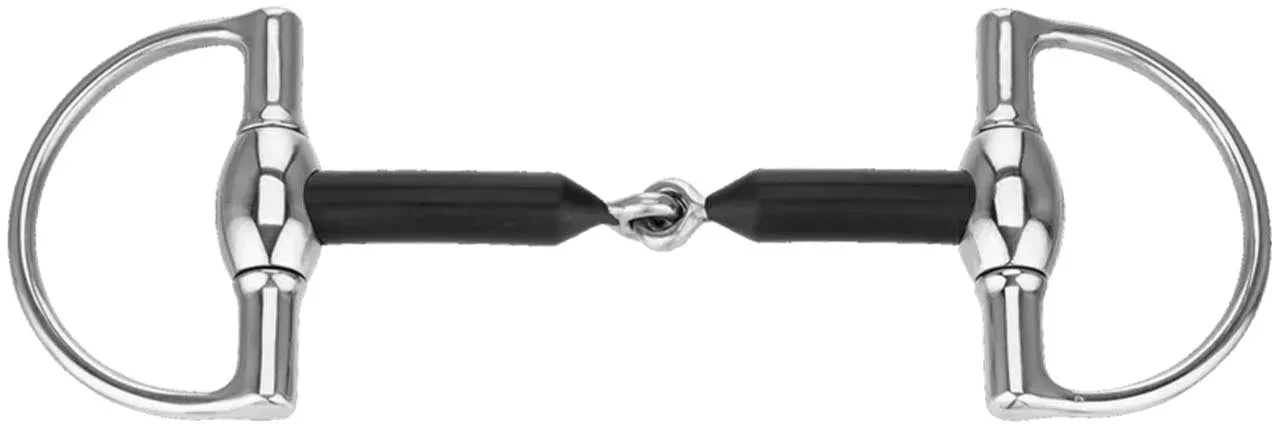 Sprenger D Ring Gebiss Hardcarbon, einfach gebrochen, 16 mm, Edelstahl