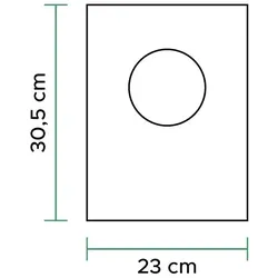 MONOUSO - Flachbeutel Markt Bio Home Compost 23x30,5cm 12,5μm (100 Stück)