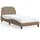 vidaXL Zadar 100 x 200 cm Cappuccino-Braun