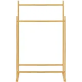 [en.casa] Mariehamn Garderobenständer 122x80x50cm beige