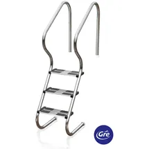 Gre Poolleiter EIE30 50 x 183,5 cm stahlgrau