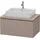 Duravit L-Cube 82x54,7cm, bas. ma, f Konsole, 1 Auszug