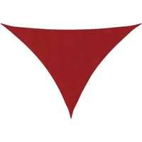 VidaXL Sonnensegel Oxford-Gewebe Dreieckig 5x5x6 m Rot - Rot
