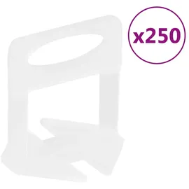 vidaXL Fliesen-Nivellierclips 250 Stk. 2 mm