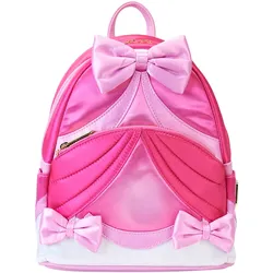 Loungefly Disney Cinderella 75th Anniversary Pink Bow Gown Cosplay Mini Backpack