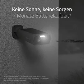 Hombli Solar Cam 2K Schwarz