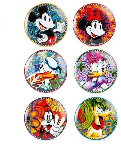 Desserteller Set Disneymotive 6 Teilig