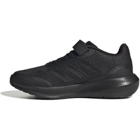 adidas RunFalcon 3.0 Elastic Lace Top Strap Shoes Sneaker, core Black/core Black/core Black, 40 EU