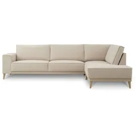 OTTO home Eckcouch Chenille 2-Sitzer Beige