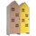 Vipack Kleiderschrank Set Casami Bruges 115,2 x 171,3 x 37 cm Weiß/Pink/Gelb