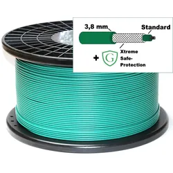 Viking iMow ® kompatibles Sicherheits Kabel + XTREME SAFE-PROTECTION Ummantelung - Mähroboter Begrenzung Schutz Draht - Kabelrolle - Ø3,8mm, Länge: 100m