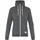 Oxmo Sweatjacke OXBitta", Damen, Gr. S, grau (dunkelgrau melange), Obermaterial: 50% Baumwolle CO. 50% Polyester PES., Sweatjacken Sweatjacke