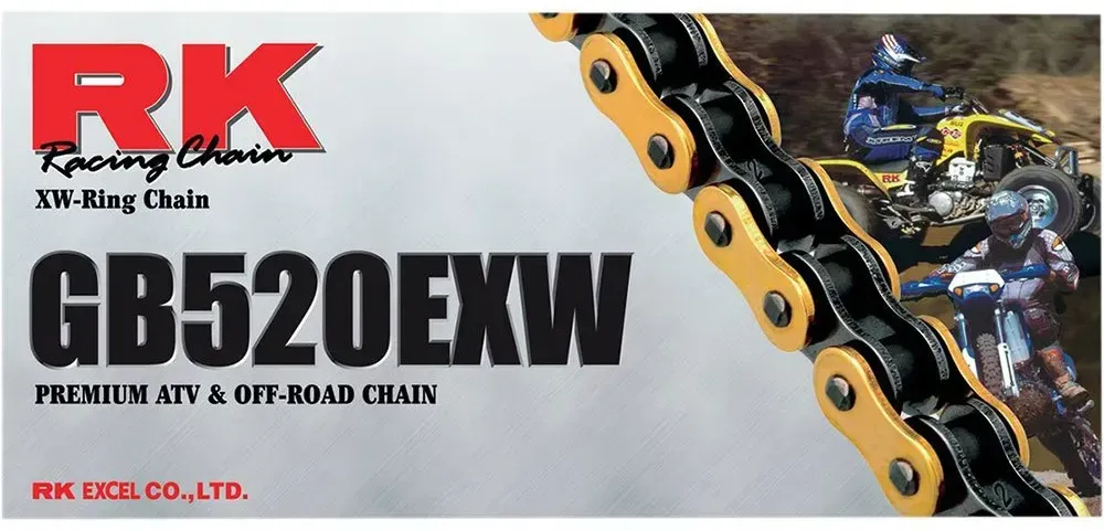 Rk 520exw Clip Xw Ring Drive Kette - Gold - 118 Links