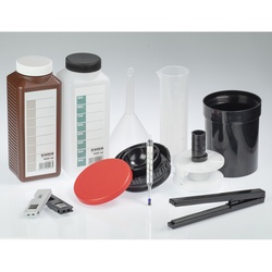 Negativlabor-Set, Entw.-dose, Film-Abstreifer/-Klammern, Trichter uvm.