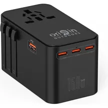 Origin Outdoors GaN-160W Steckeradapter (Größe One Size, schwarz)