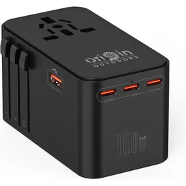 Origin Outdoors GaN-160W Steckeradapter (Größe One Size, schwarz)