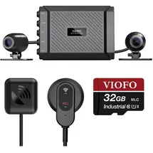 VIOFO MT1 (WLAN, GPS-Empfänger, Beschleunigungssensor, Full HD), Dashcam, Schwarz