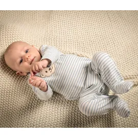 Steiff Strampler in Hellblau/Weiß - Gr.: 56