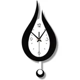 Moderne Wanduhr mit Wassertropfen-Design für kreative Pendeluhr aus Acryl