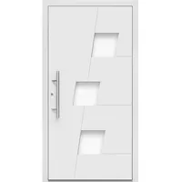 Aluminium-Haustür Moderno M550/P 110 cm x 210 cm Weiß Anschlag Links