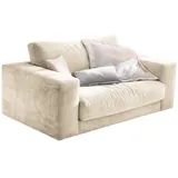 KAWOLA Doppelsessel MADELINE Loveseat Cord cremeweiß