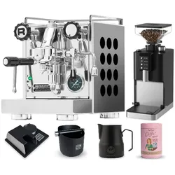 Rocket Espresso Siebträgermaschine Appartamento Weiß 1350 W Bundle