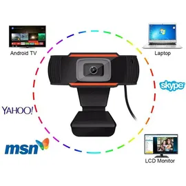 TechZone C01C Bolwins Webcam USB 3.5mm Schwarz