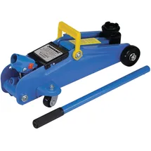 Silverline Rangierwagenheber Stahl 2 t blau/schwarz/gelb