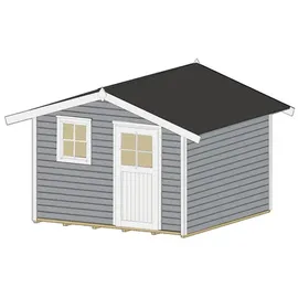 Weka Gartenhaus 123 3,01 x 2,05 m grau