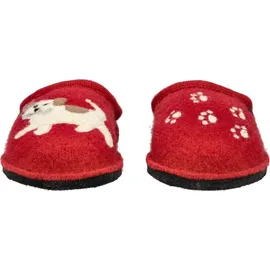 HAFLINGER Flair Fido Pantoffeln Rot 41