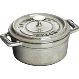 Staub Cocotte 34 cm rund graphitgrau