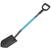 Cellfast Spaten 40-204 Ideal Pro, 1200 mm Ergonomischer scharfer Spaten blau|schwarz