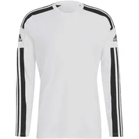 Adidas Squadra 21 Long Sleeve Jersey, White/Black, S