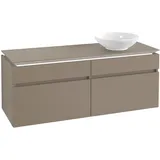 Villeroy & Boch Legato Waschtischunterschrank für ein Waschbecken R | 4 Auszüge | Breite 1400 mm##Mit LED-Beleuchtung Für .. B590L0VG