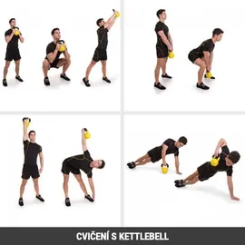 Gorilla Sports Kettlebell Kugelhantel 12 kg blau