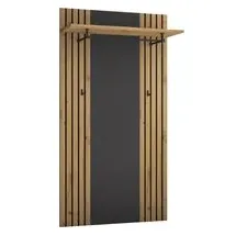 Garderobenpaneel Lagos 80 x 150 x 28 cm Eiche