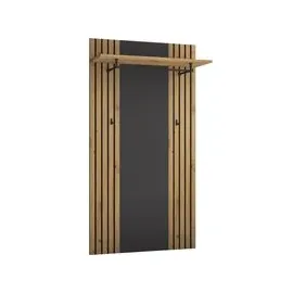 Garderobenpaneel Lagos 80 x 150 x 28 cm Eiche
