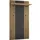 Garderobenpaneel Lagos 80 x 150 x 28 cm Eiche