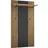 Garderobenpaneel Lagos 80 x 150 x 28 cm Eiche