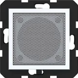 Hager WAN6211WG Lautsprecher für Radio Touch A.x/C.x, lichtweiß glänzend